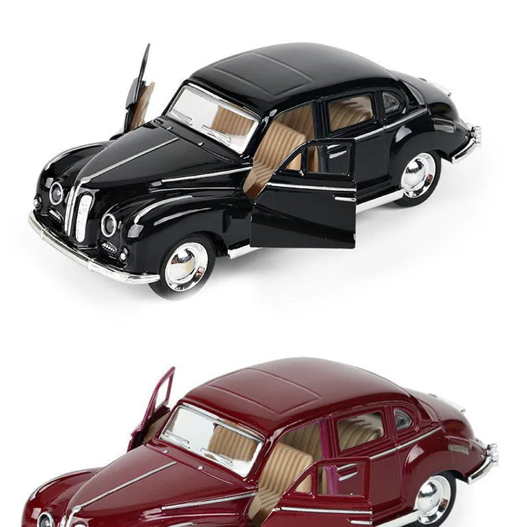 Classic Die-Cast Car Model (1:32 Scale) - Pull-Back Action