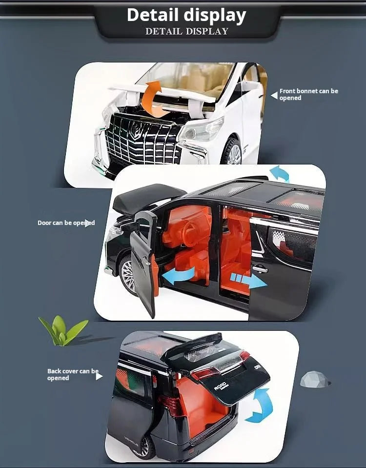 Commercial Vehicle Die-Cast Model - Sound & Light Features