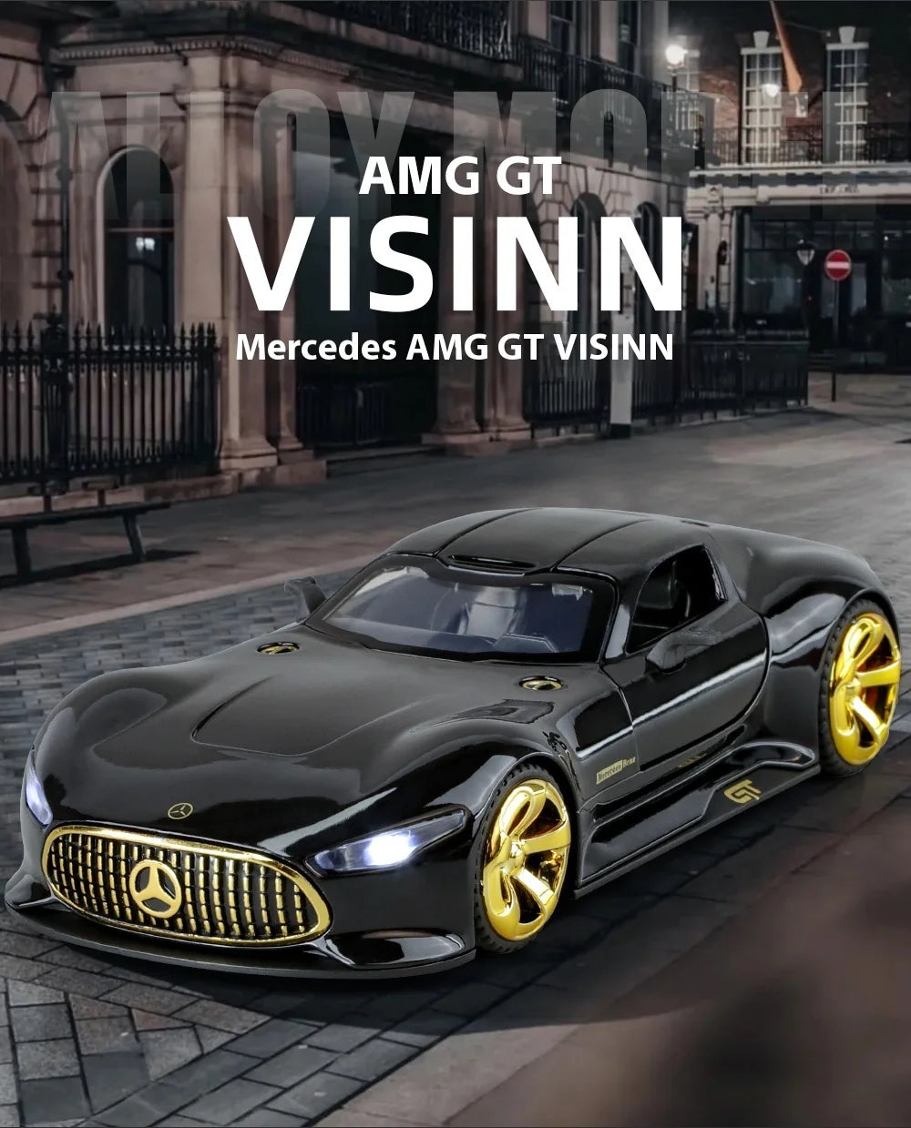 Mercedes-AMG Vision Gran Turismo (1:32 Scale) - Die-Cast Model with Sound & Light