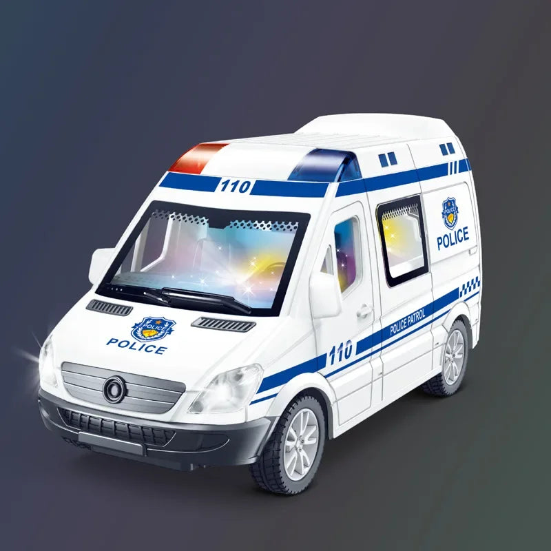 Commercial Vehicle Die-Cast Model - Sound & Light Features