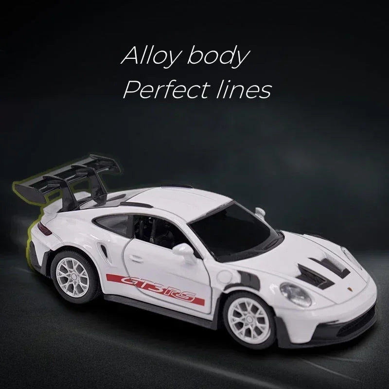 Porsche 911 GT3 RS (1:36 Scale) - Die-Cast Metal Model