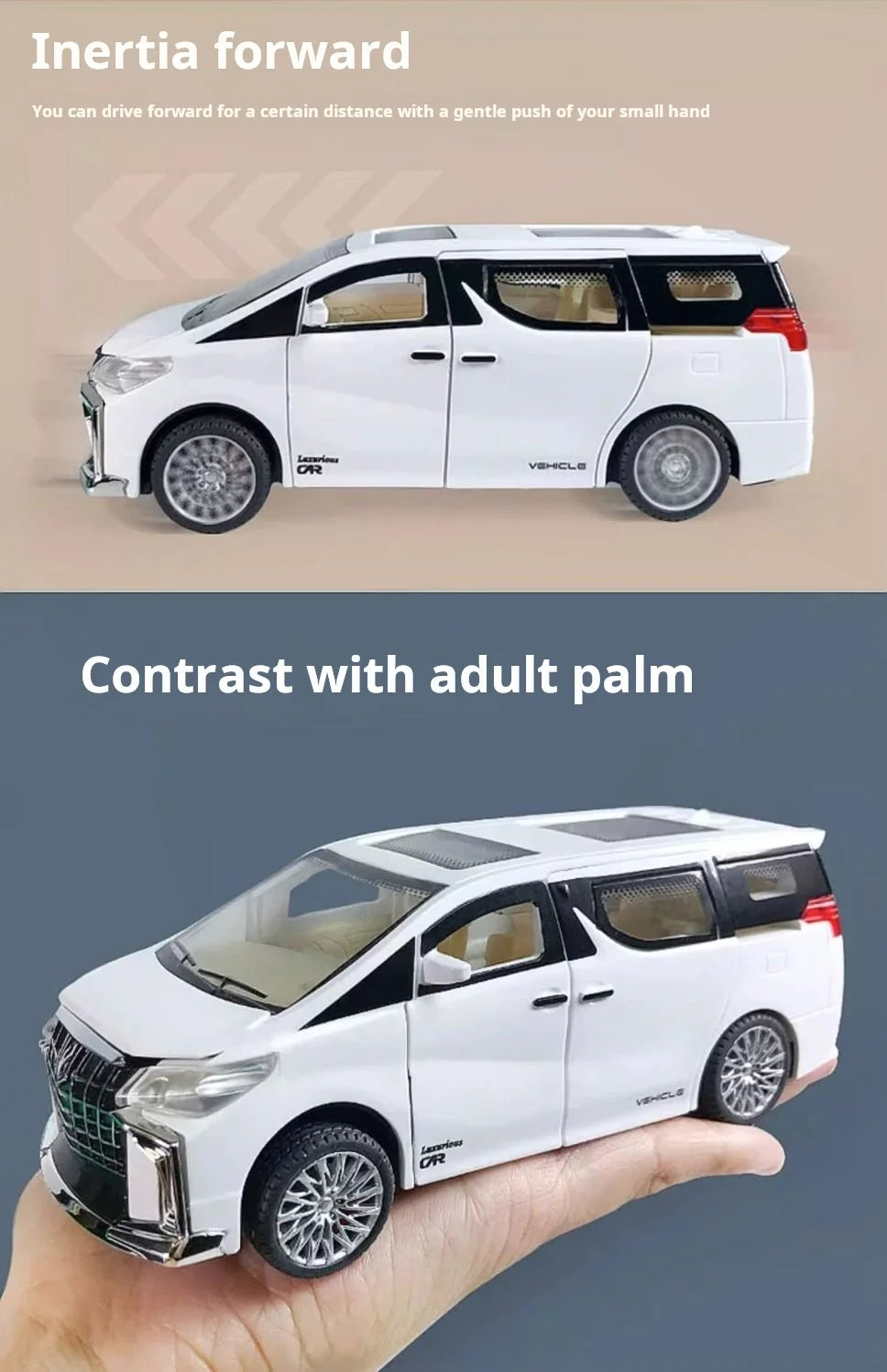 Commercial Vehicle Die-Cast Model - Sound & Light Features