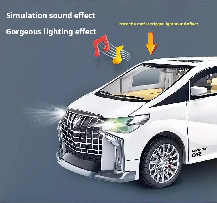 Commercial Vehicle Die-Cast Model - Sound & Light Features