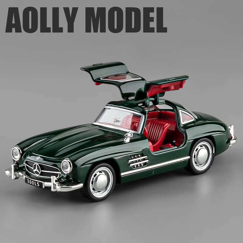 Mercedes-Benz 300SL Gullwing (1:32 Scale) - Die-Cast Model with Sound & Light
