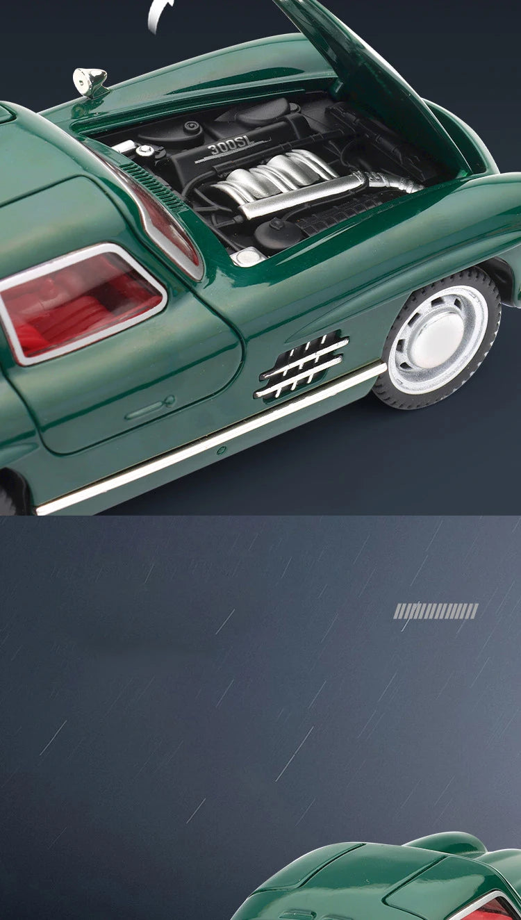 Mercedes-Benz 300SL Gullwing (1:32 Scale) - Die-Cast Model with Sound & Light