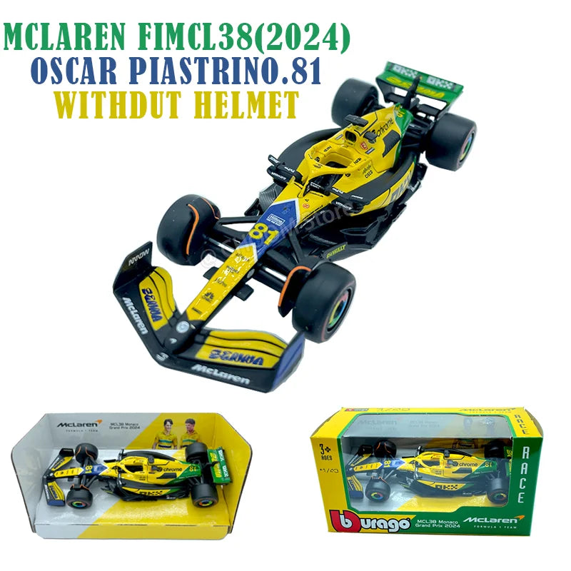 McLaren MCL38 - 2024 Miami GP (1:43 Scale) - Bburago