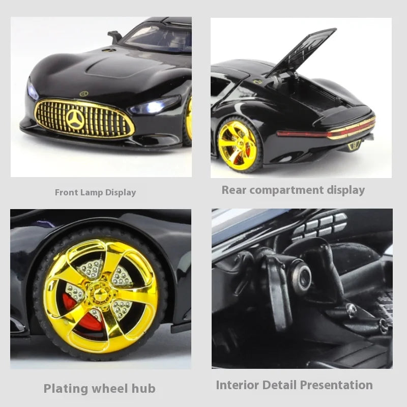 Mercedes-AMG Vision Gran Turismo (1:32 Scale) - Die-Cast Model with Sound & Light