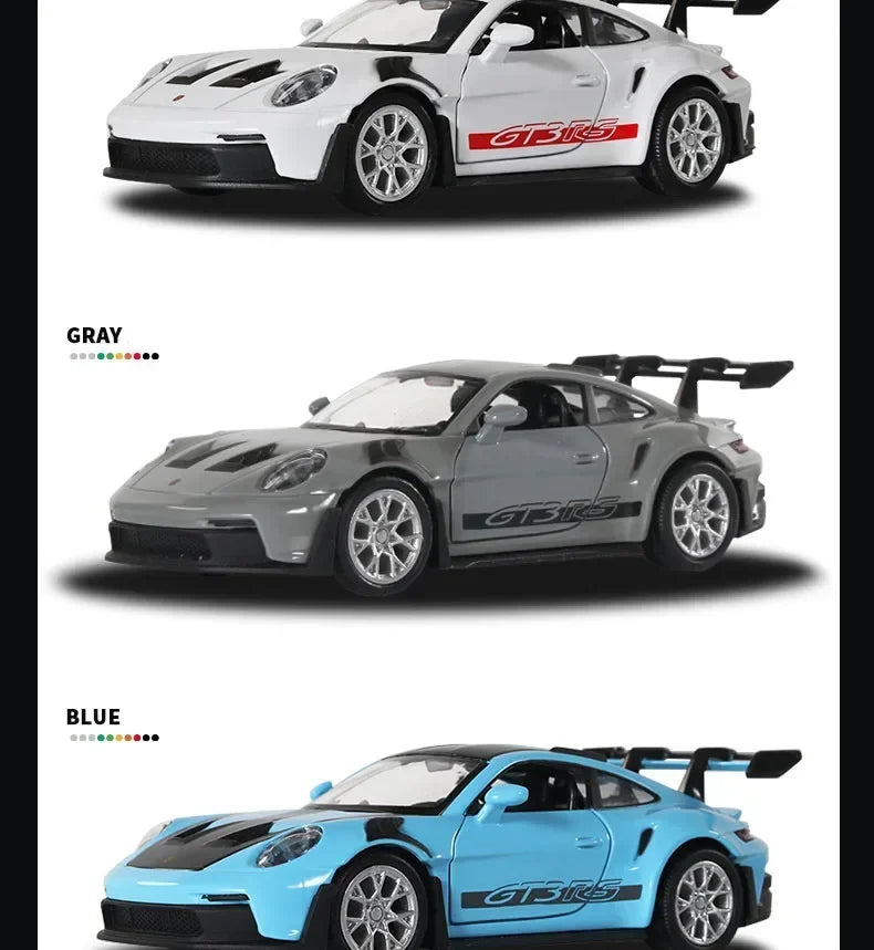 Porsche 911 GT3 RS (1:36 Scale) - Die-Cast Metal Model