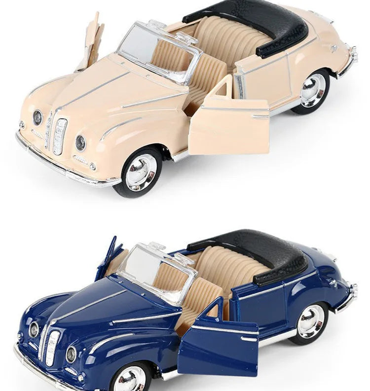 Classic Die-Cast Car Model (1:32 Scale) - Pull-Back Action