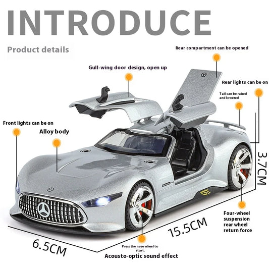 Mercedes-AMG Vision Gran Turismo (1:32 Scale) - Die-Cast Model with Sound & Light
