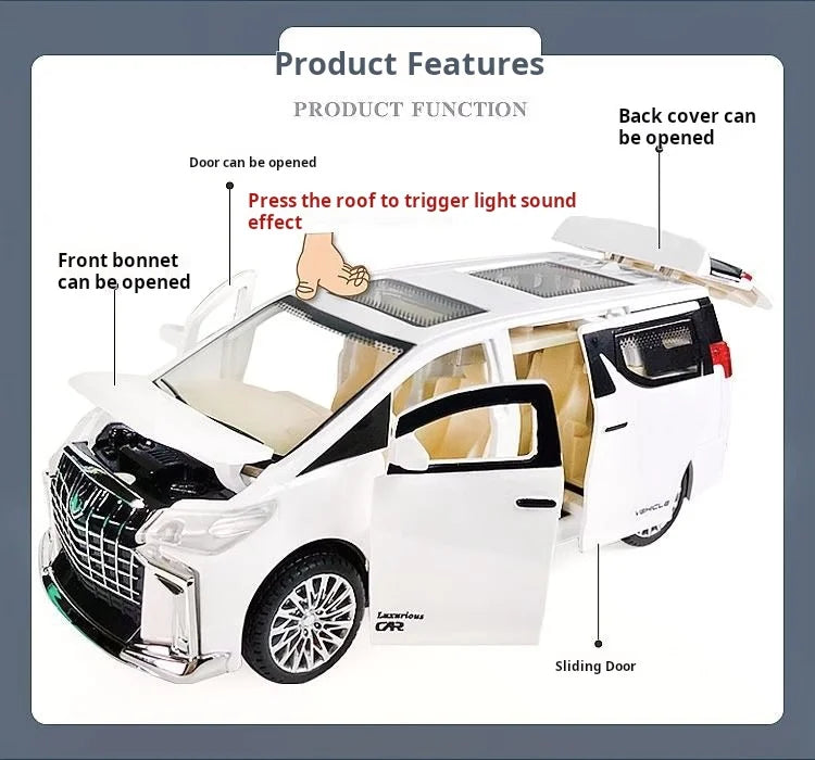 Commercial Vehicle Die-Cast Model - Sound & Light Features