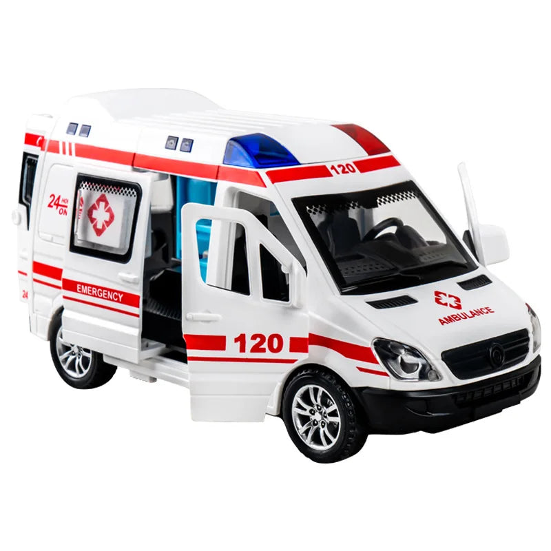 Commercial Vehicle Die-Cast Model - Sound & Light Features