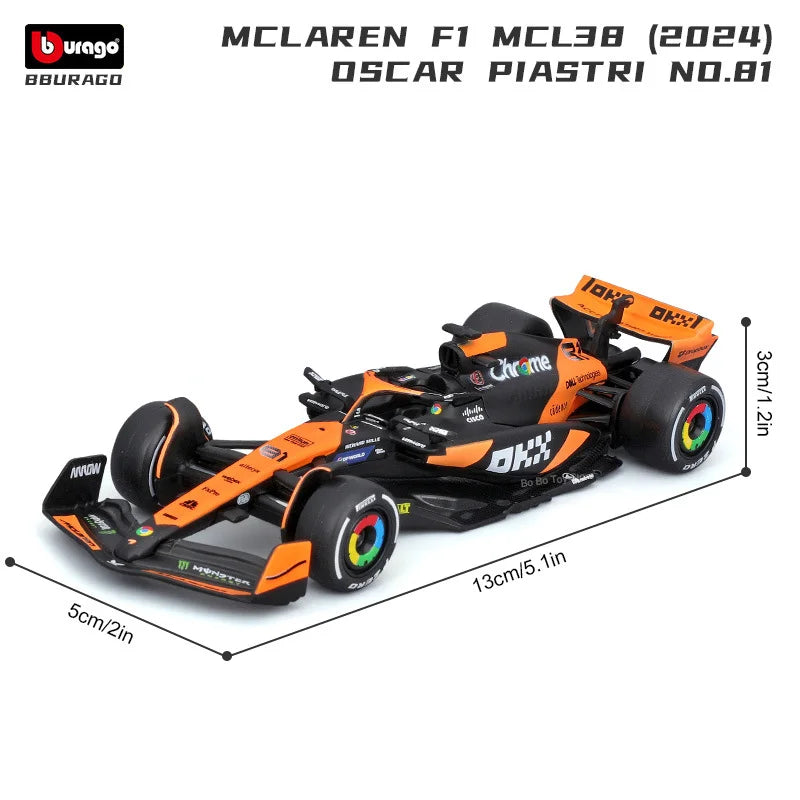 McLaren MCL38 - 2024 Miami GP (1:43 Scale) - Bburago