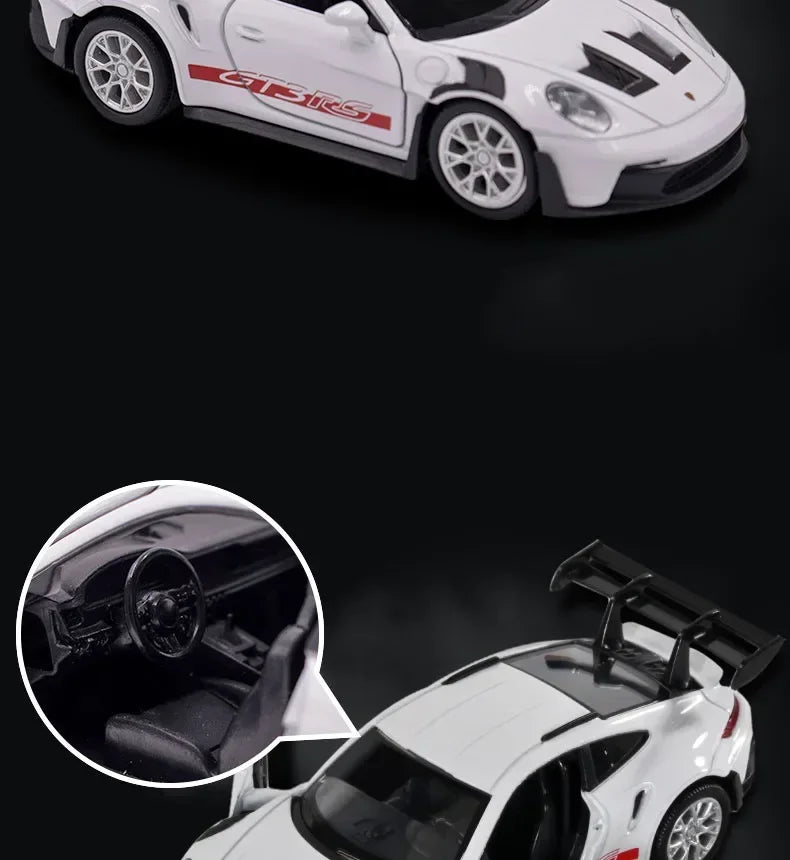 Porsche 911 GT3 RS (1:36 Scale) - Die-Cast Metal Model