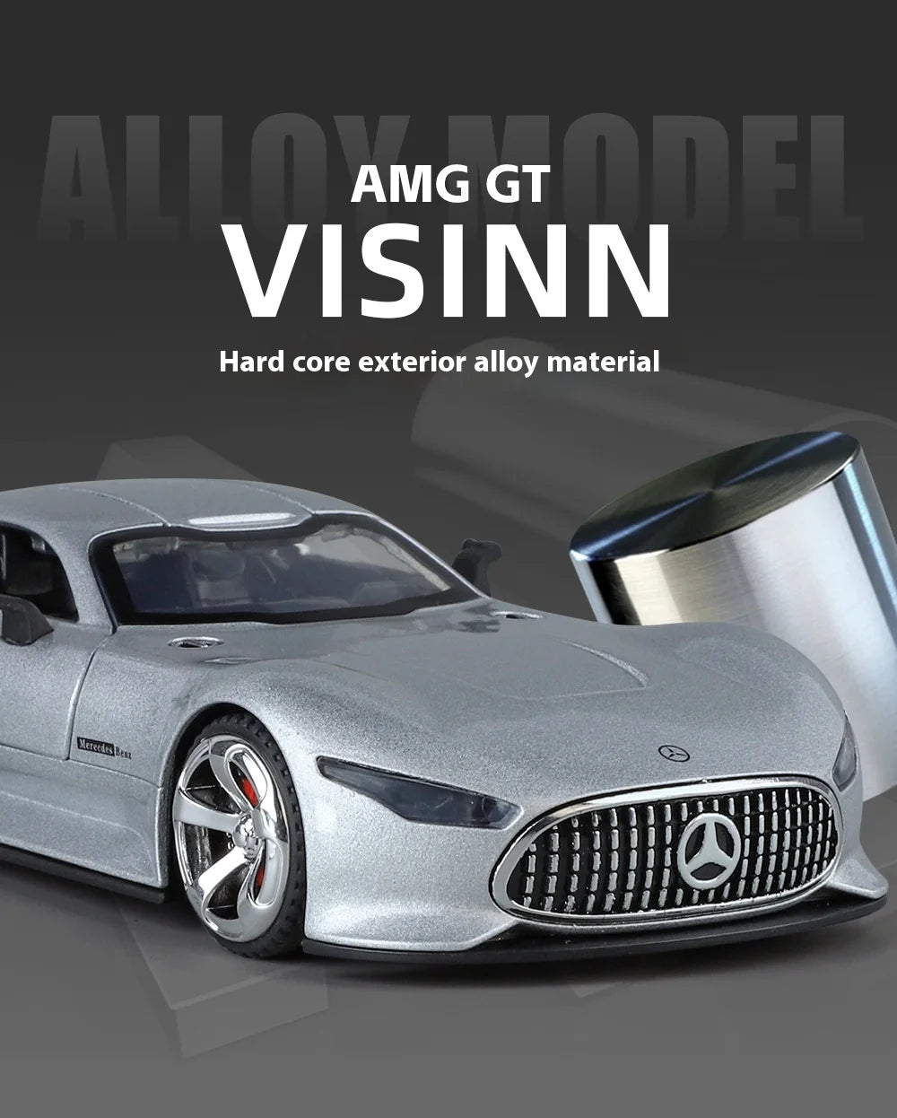 Mercedes-AMG Vision Gran Turismo (1:32 Scale) - Die-Cast Model with Sound & Light