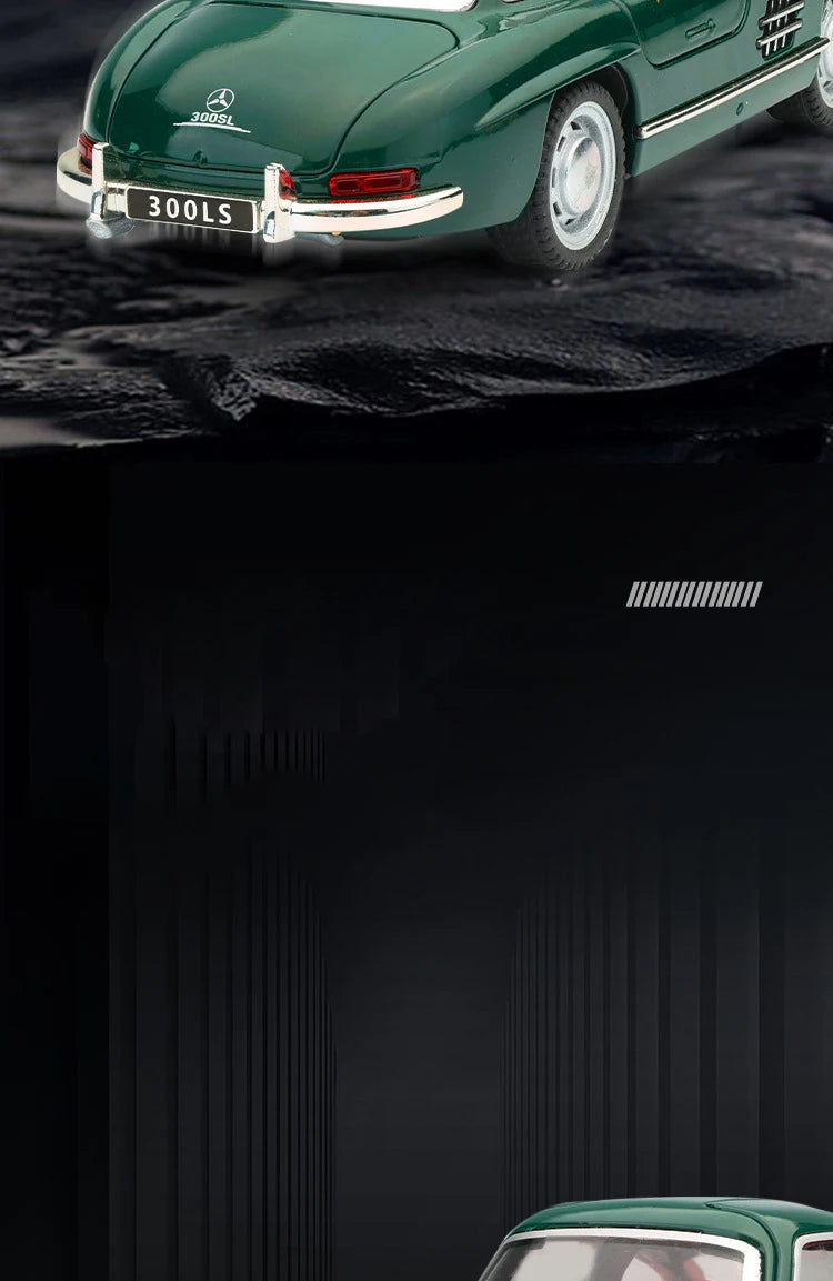 Mercedes-Benz 300SL Gullwing (1:32 Scale) - Die-Cast Model with Sound & Light
