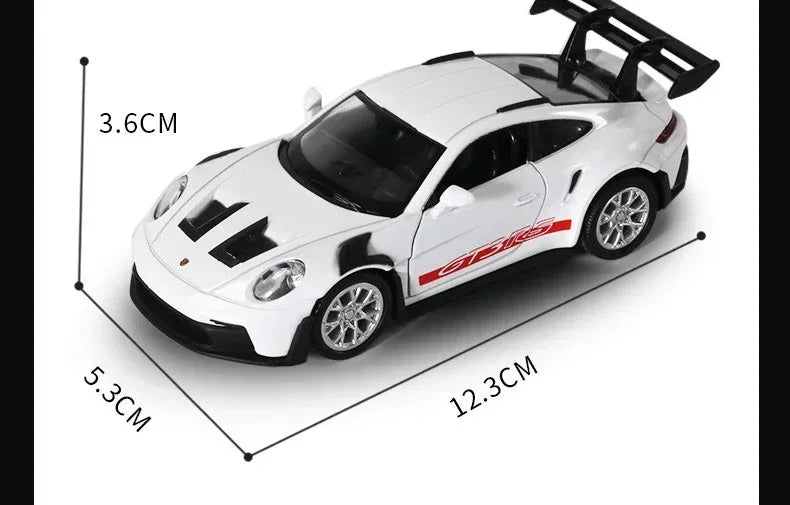 Porsche 911 GT3 RS (1:36 Scale) - Die-Cast Metal Model