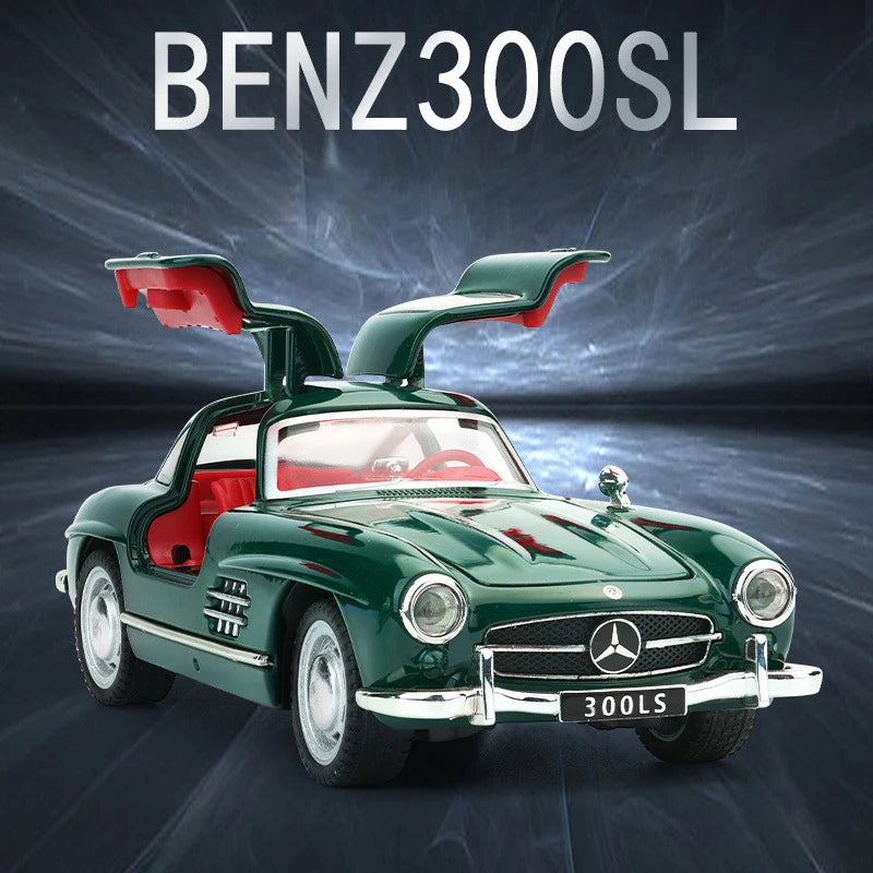 Mercedes-Benz 300SL Gullwing (1:32 Scale) - Die-Cast Model with Sound & Light