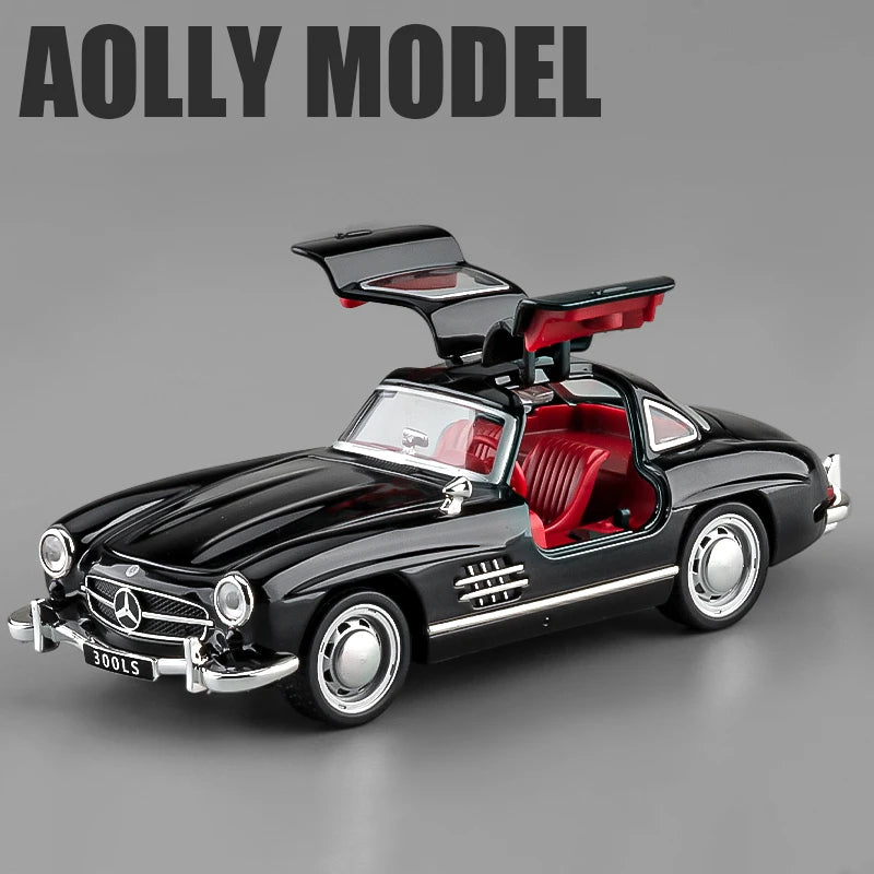 Mercedes-Benz 300SL Gullwing (1:32 Scale) - Die-Cast Model with Sound & Light