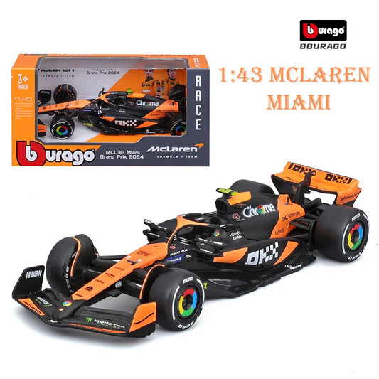 McLaren MCL38 - 2024 Miami GP (1:43 Scale) - Bburago