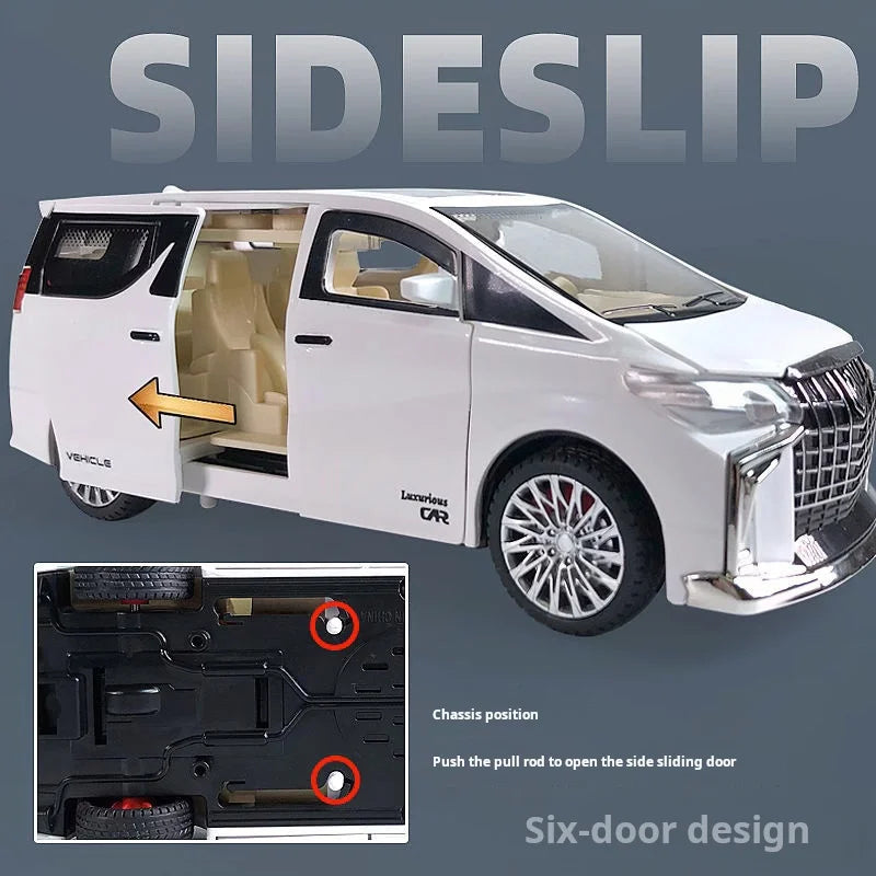 Commercial Vehicle Die-Cast Model - Sound & Light Features