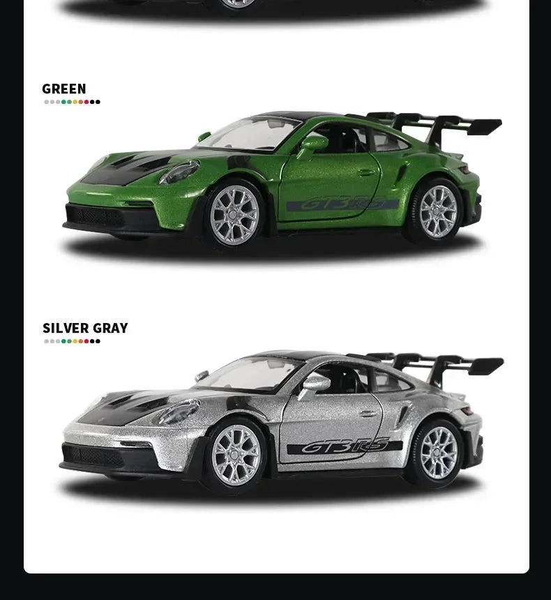 Porsche 911 GT3 RS (1:36 Scale) - Die-Cast Metal Model